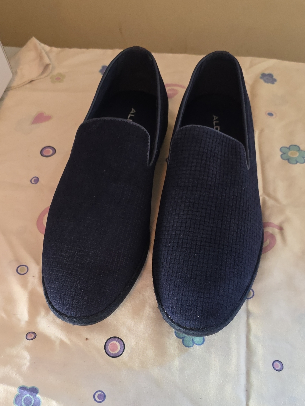 Aldo Men's Dark Navy Slip-On Loafers